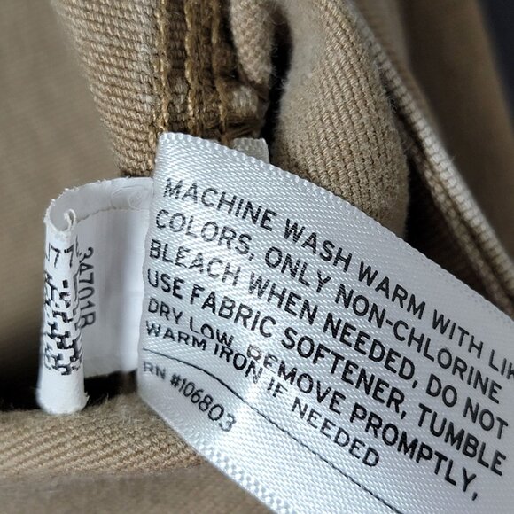 Duluth Womens Tan Curvesetter Waistband Pants 8x33 Carpenter Work Cargo Outdoor - Picture 12 of 12